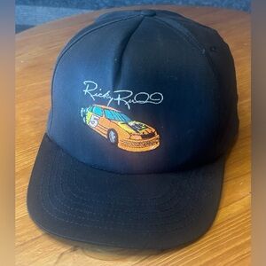 Vintage 90’s Ricky Rudd NASCAR Racing Embroidered Black SnapBack Hat OSFA EUC